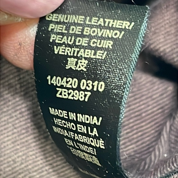 Vintage Fossil Sasha Brown Genuine Distressed Leather Bag Purse Crossbody ZB2987 - Picture 12 of 16